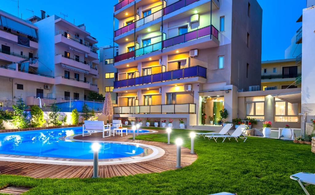 Leonidas Hotel & Apartments Rethymno  Luaran gambar